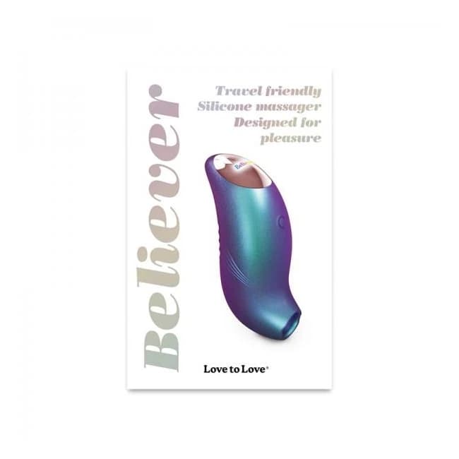 Love to Love Believer Iridescent Turquoise - Image 1