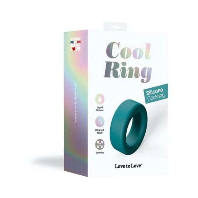 Love to Love Cockring Cool Ring Petrol Blue - Image 1