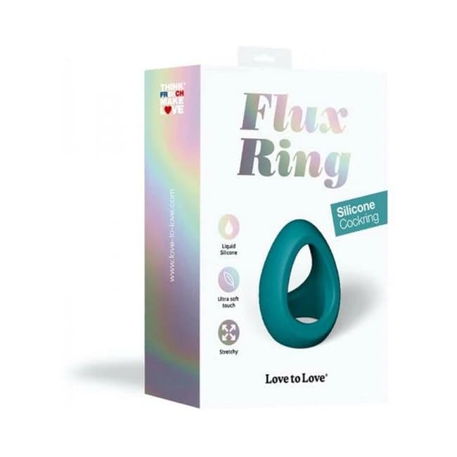 Love to Love Cockring Flux Ring Petrol Blue - Image 1