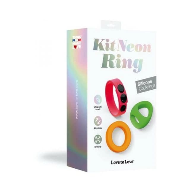 Love to Love Cockring Kit Neon - Image 1