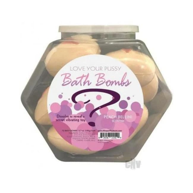 Love Your Pussy Bath Bomb 9-piece Fishbowl - Image 1