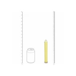 Loveline Sparkle 6.3 Vibrator Glass Yellow ", image 3