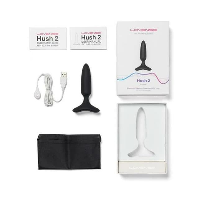 Lovense Hush 2 App-compatible Butt Plug 1 In. - Image 1