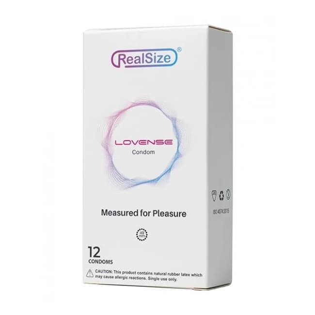 Lovense Realsize Condoms - Box of 12 - Image 1