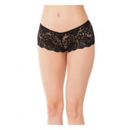 Low Rise Scallop Lace Booty Shorts, image 1