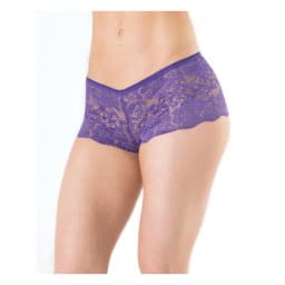 Low Rise Scallop Lace Booty Shorts, image 8