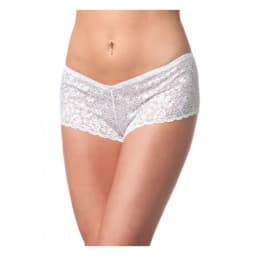Low Rise Scallop Lace Booty Shorts, image 7