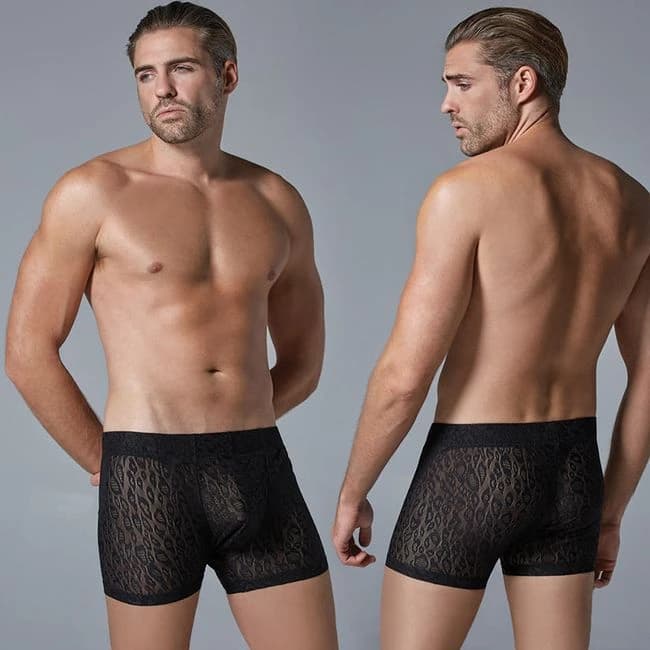 Luca Leopard Boxer-black L/xl - Image 1