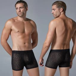 Luca Leopard Boxer-Black, image 1