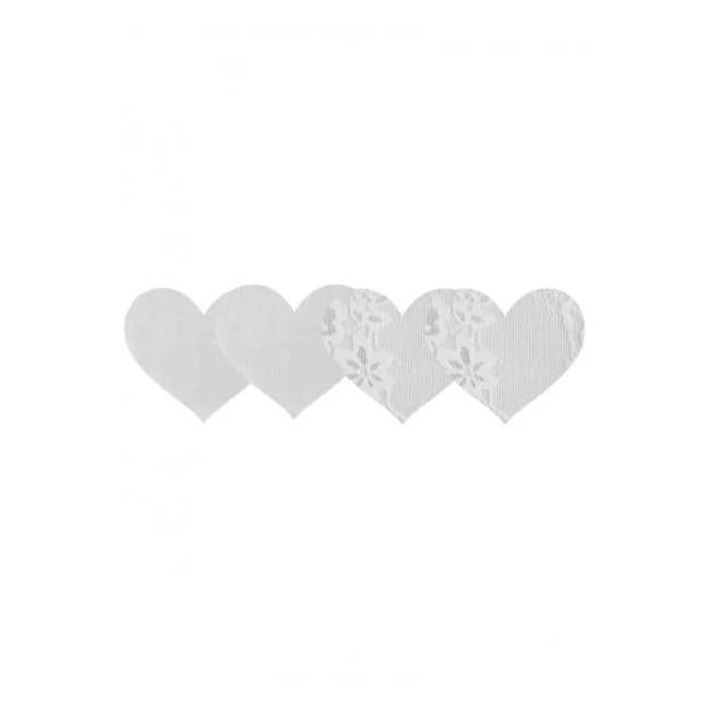 Luminous Hearts Pasties White 2 Pack - Image 1