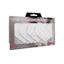Luminous Hearts Pasties White 2 Pack, image 2