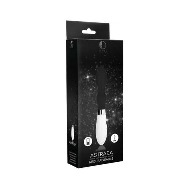Luna Astraea Rechargeable Vibrator - Black - Image 1