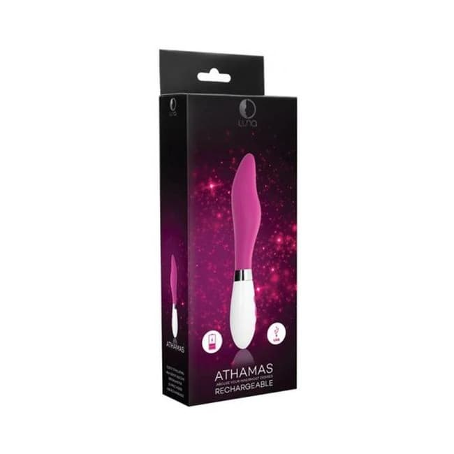 Luna Athamas Rechargeable Vibrator - Pink - Image 1