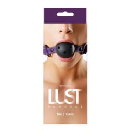 Lust Bondage Ball Gag Purple - Image 1