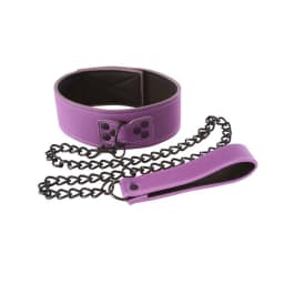 Lust Bondage Collar Purple, image 2