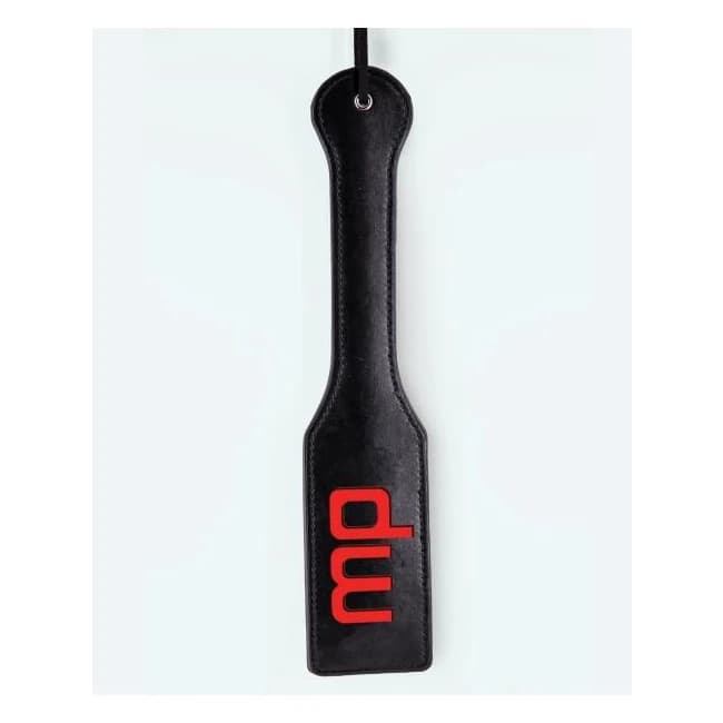 Lust Pu Leather Mp Paddle - Black - Image 1