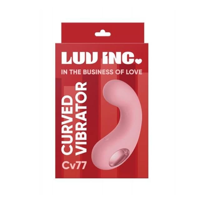 Luv Inc. Curved Vibrator - Light Pink - Image 1