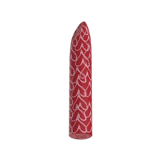 Luv Inc Hb82 Heart Bullet Vibrator Red - Image 1