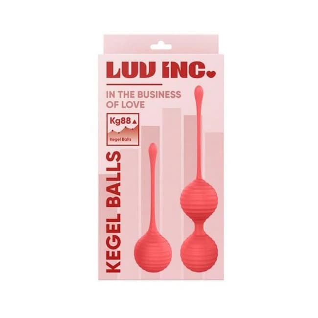 Luv Inc Kg88 Kegel Balls Set Coral - Image 1
