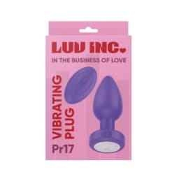 Luv Inc Pr17: Vibrating Plug with Remote, image 1