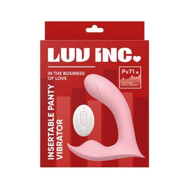 Luv Inc Pv71 Insertable Panty Vibrator Pink - Image 1