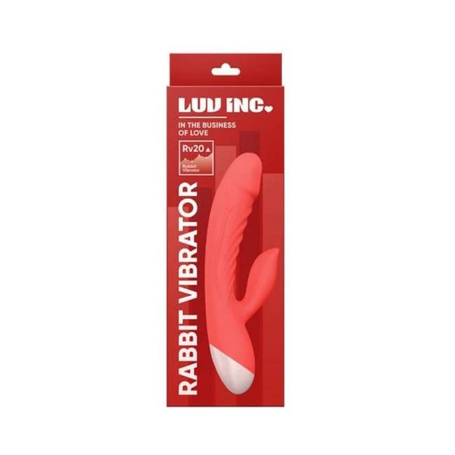 Luv Inc Rv20 Rabbit Vibrator Coral - Image 1