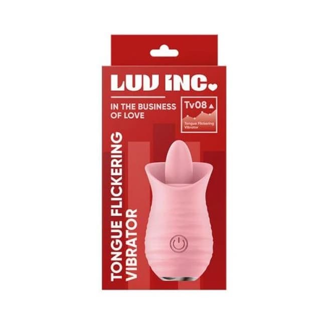 Luv Inc Tv08 Tongue Flickering Vibrator Pink - Image 1