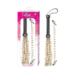 Luv Pearl Delight Whip & Nipple Clamps, image 2