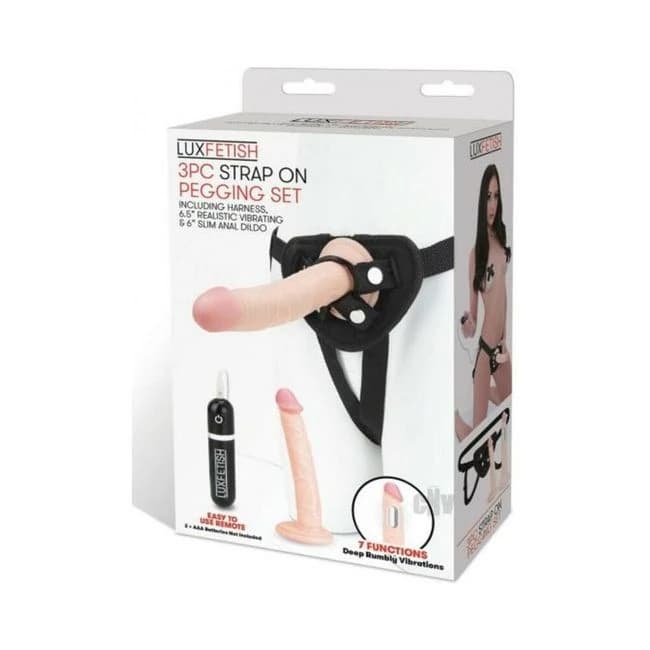 Lux F Strap on Pegging Set 3pc - Image 1