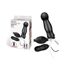 Lux Fetish 4.5" Inflatable Vibrating Plug, image 2