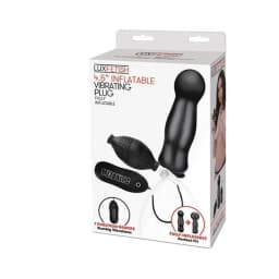 Lux Fetish 4.5" Inflatable Vibrating Plug, image 3