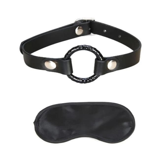 Lux Fetish Open Mouth Gag Black - Image 1