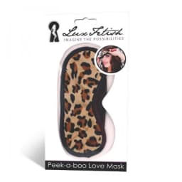 Lux Fetish Peek-a-boo Love Mask O/s - Image 3