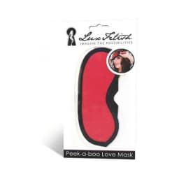 Lux Fetish Peek a Boo Love Mask, image 7