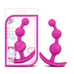 Luxe Be Me 3 Fuschia Anal Plug, image 1
