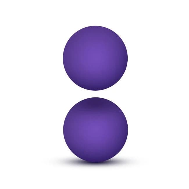 LUXE DOUBLE O KEGEL BALLS 1.3 OZ PURPLE  - Image 1