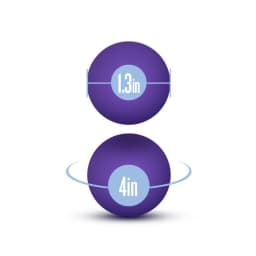 Luxe Double O Kegel Ballspurple, image 5
