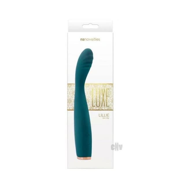 Luxe Lille Rechargeable Vibrator - Green - Image 1