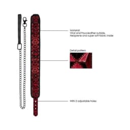 Luxury Collar with Leash, image 3