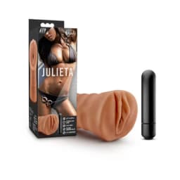 M for Men Julieta Mocha Tan Vagina Stroker, image 3
