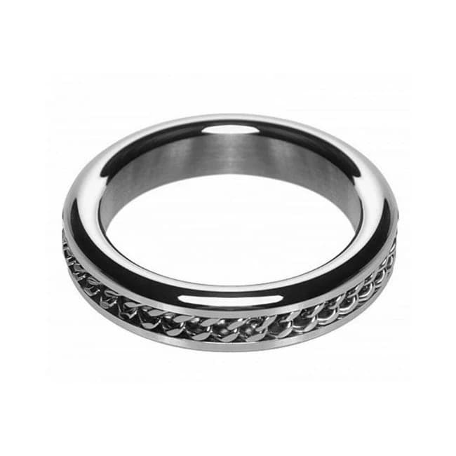 M2m Chrome C-ring W/chain Design 1.875in - Image 1