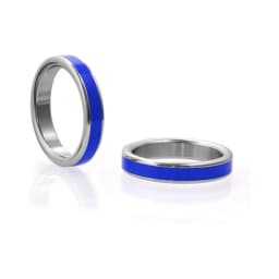 M2m Cock Ring Blue Steel 2in - Image 2