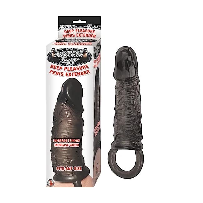 Mack Tuff Deep Pleasure Penis Extender Black - Image 1
