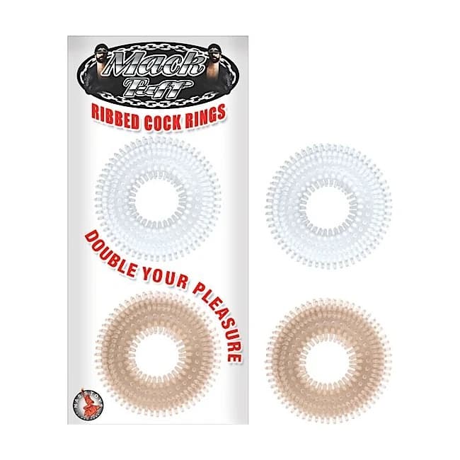 Mack Tuff Ribbed Cock Rings - Image 1