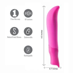 Maddie Rechargeable Silicone Bullet - Image 4