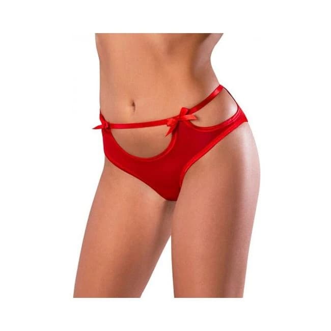 Magic Silk Holidaze Cheeky Boy Short Red L/xl - Image 1