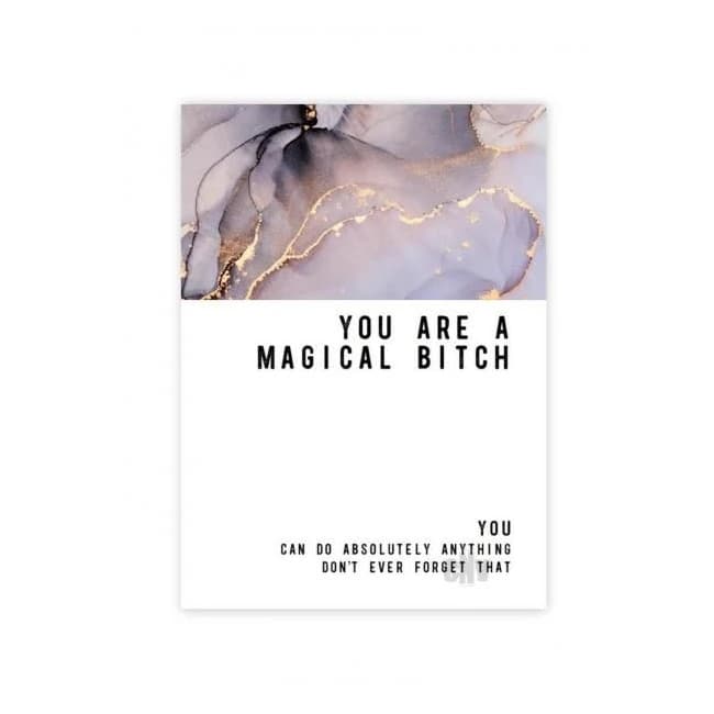 Magical Bitch Greeting Card - Image 1
