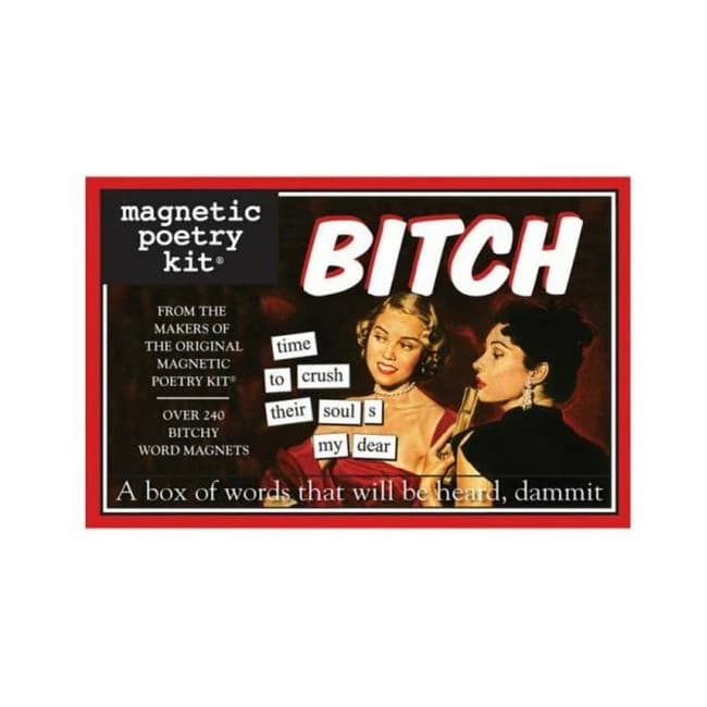 Magnetic Poetry Kit: Bitch Edition - Image 1