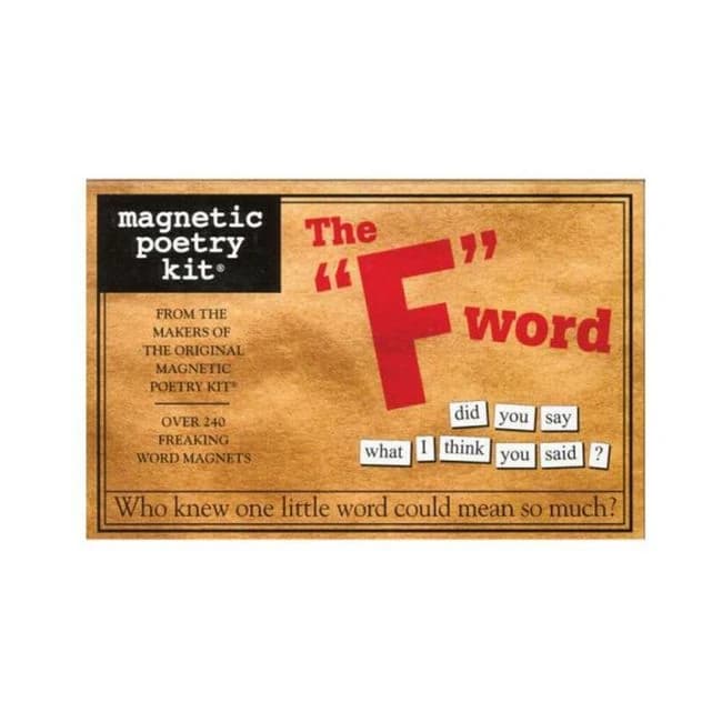 Magnetic Poetry Kit: the "f" Word - Image 1