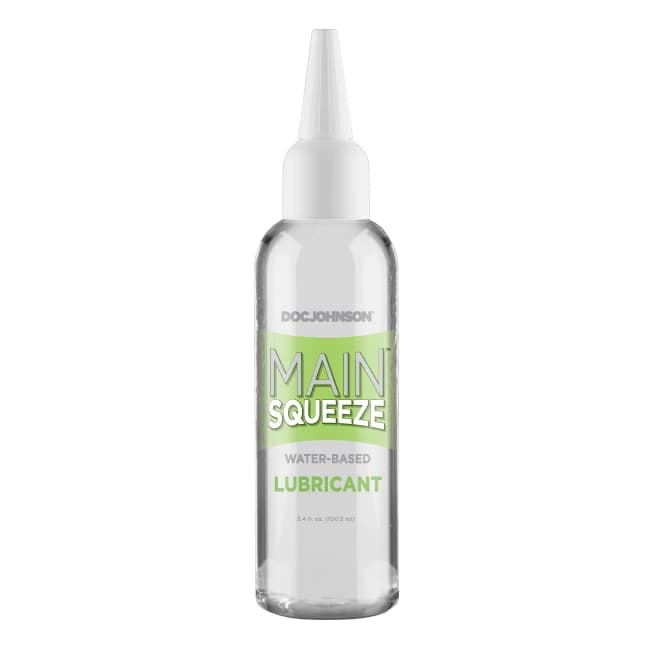 MAIN SQUEEZE WATER BASED LUBRICANT 3.4 OZ  - Image 1